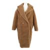 Max Mara Domestic Regular 24AW 101614236 Camel x Silk Teddy Bear coat S BrownUsed