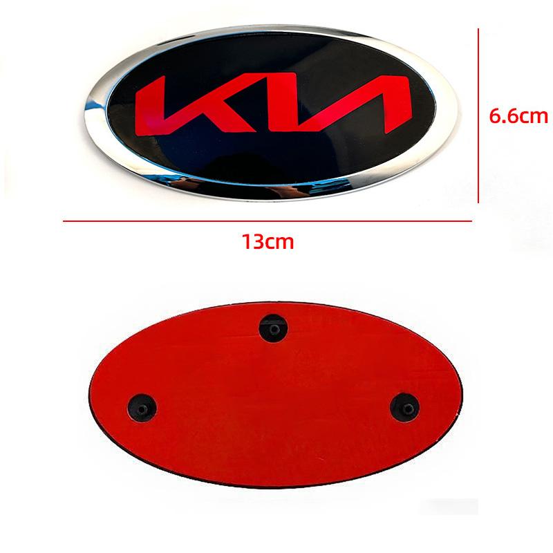 AABIW1 Car Front Gril Rear Trunk Emblem Sticker Accessories For Kia GT-Line Sportage Ceed Rio Picanto Sorento Soul Cerato Venga K9 Niro