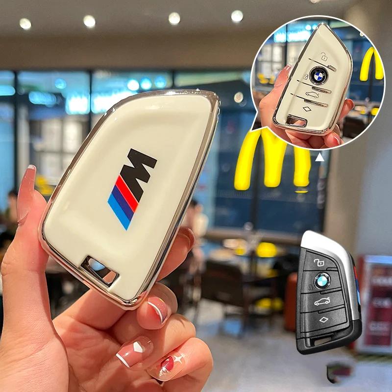 Hot 2025 TPU Car Remote Key Case Cover Shell For BMW F20 G20 G30 X1 X3 X4 X5 G05 X6 X7 G11 F15 F16 G01 G02 F48 Auto Keychain Acc
