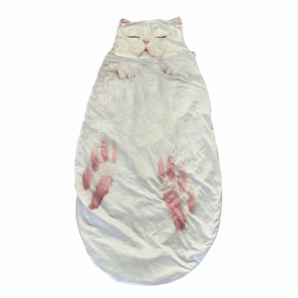 Soft Plush Plush Sleeping Bag Funny Cartoon Design Camping Sleeping Bag Warm Blanket  Indoor Use