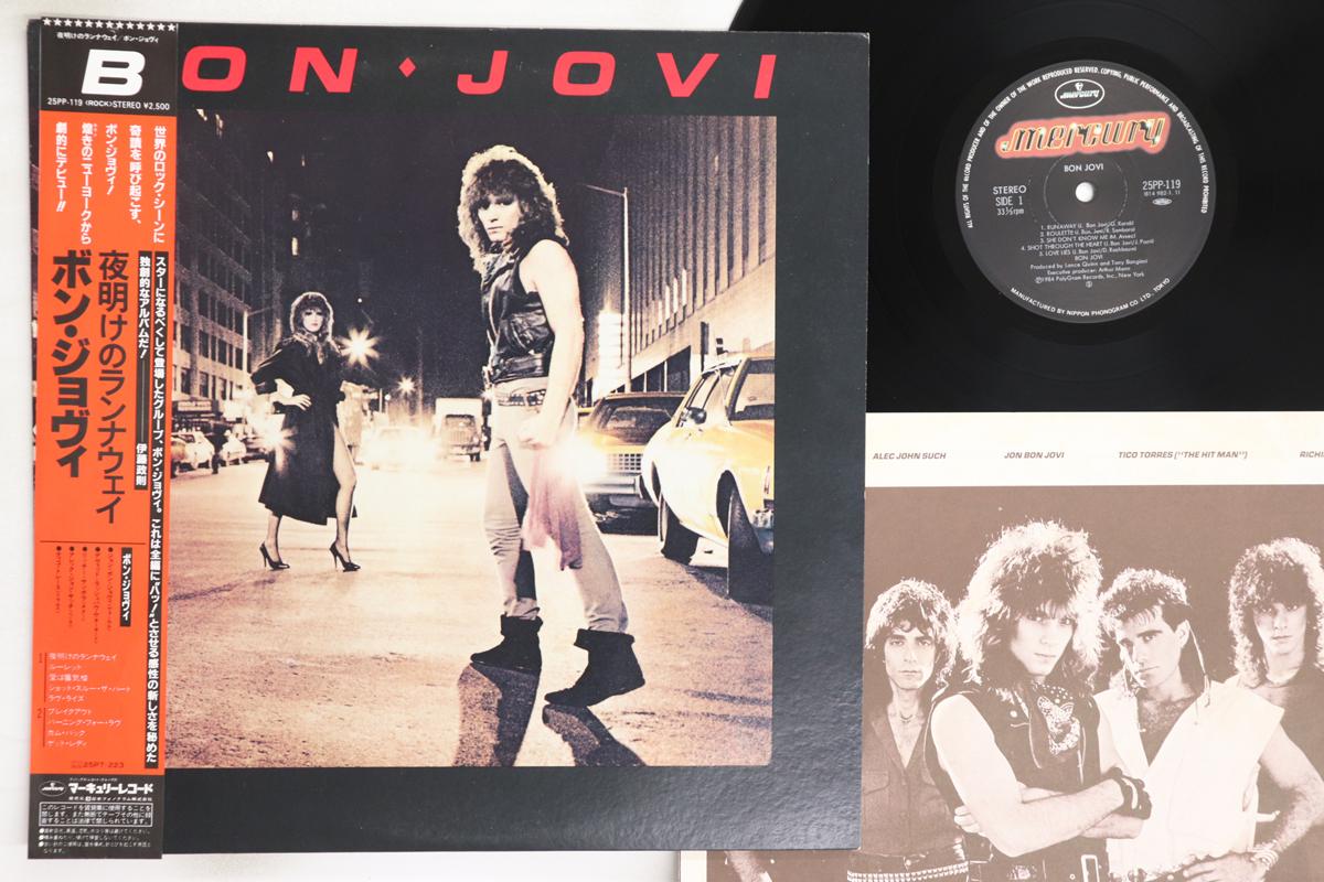 

LP Record BON JOVI - Bon Jovi 25PP119 MERCURY 1984 Japan Obi Rock Used