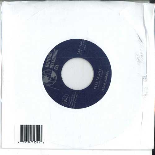 7inch Record JALEN N'GONDA - Here To Stay / If You Don't Want My DAP1154 DAPTONE 2024 US Soul/Funk