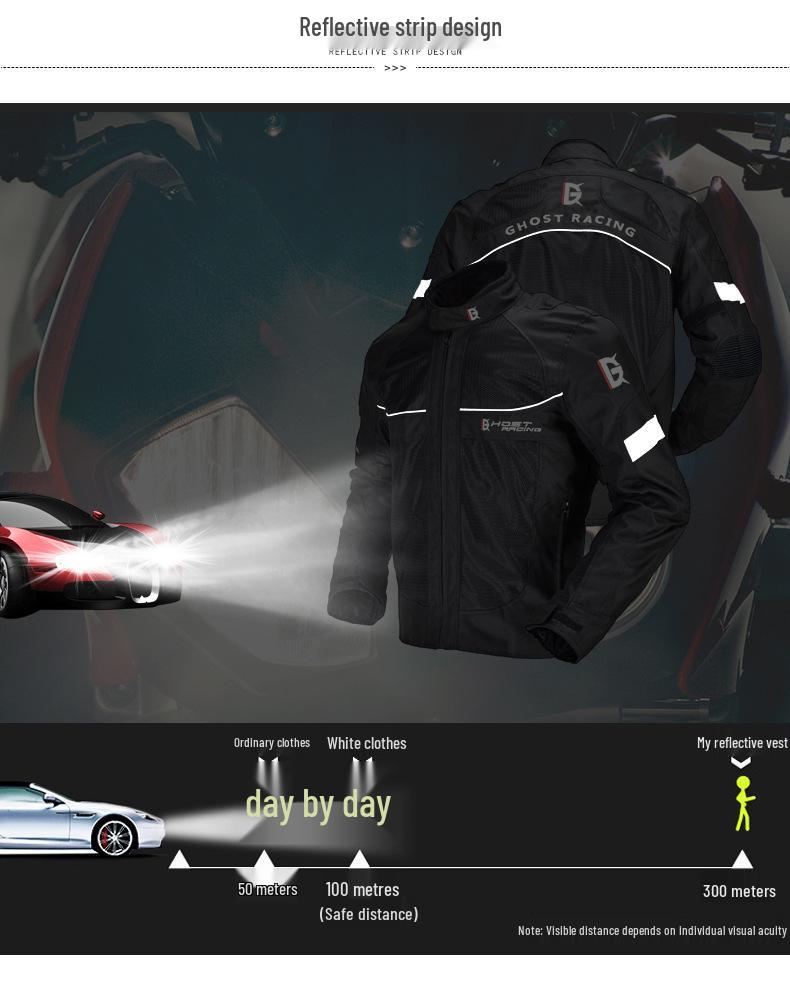 Men's Motorcycle Riding Suit: Racing Jacket, Warm, Fall-Proof, Off-Road, Summer-Ready