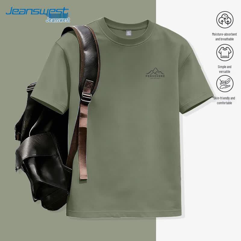 

Jeanswest Men s Overlapping Mountains Graphic Tee S