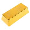 Imitation Gold Bar Bullion Plastic Paperweight Rectangle Prop Desk Decor Door Stopper for Gifts