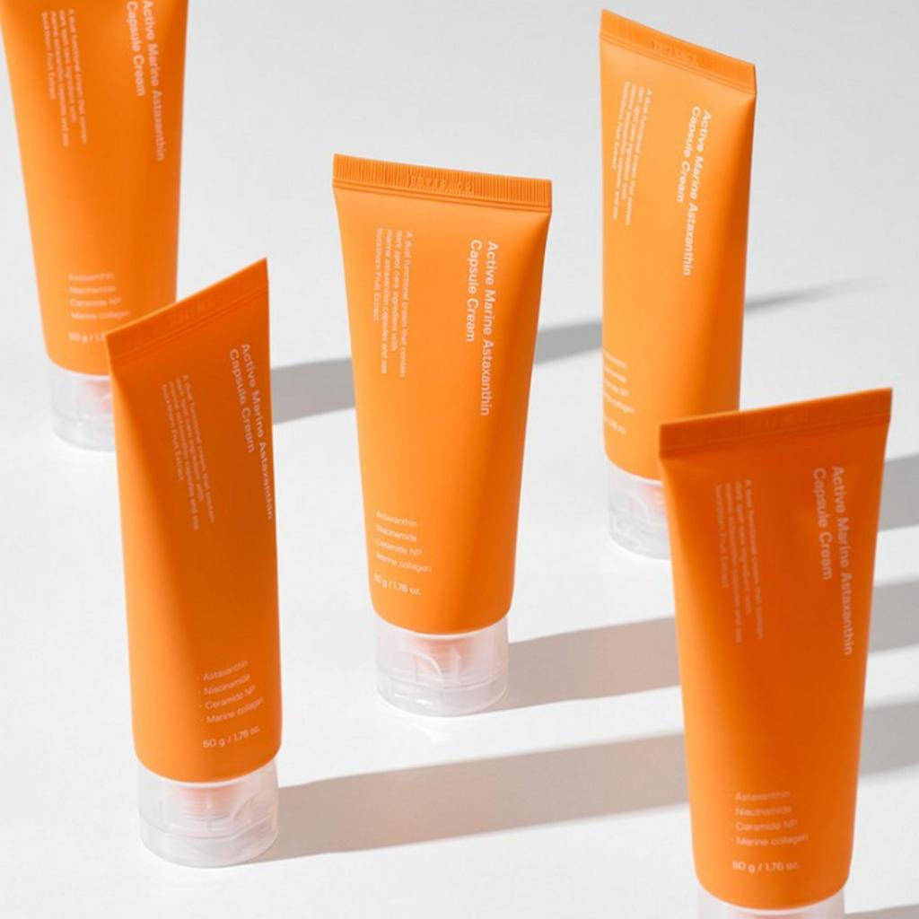 SUNGBOON EDITOR Active Marine Astaxanthin Capsule Cream Antioxidant Firming Moisturizer 50g