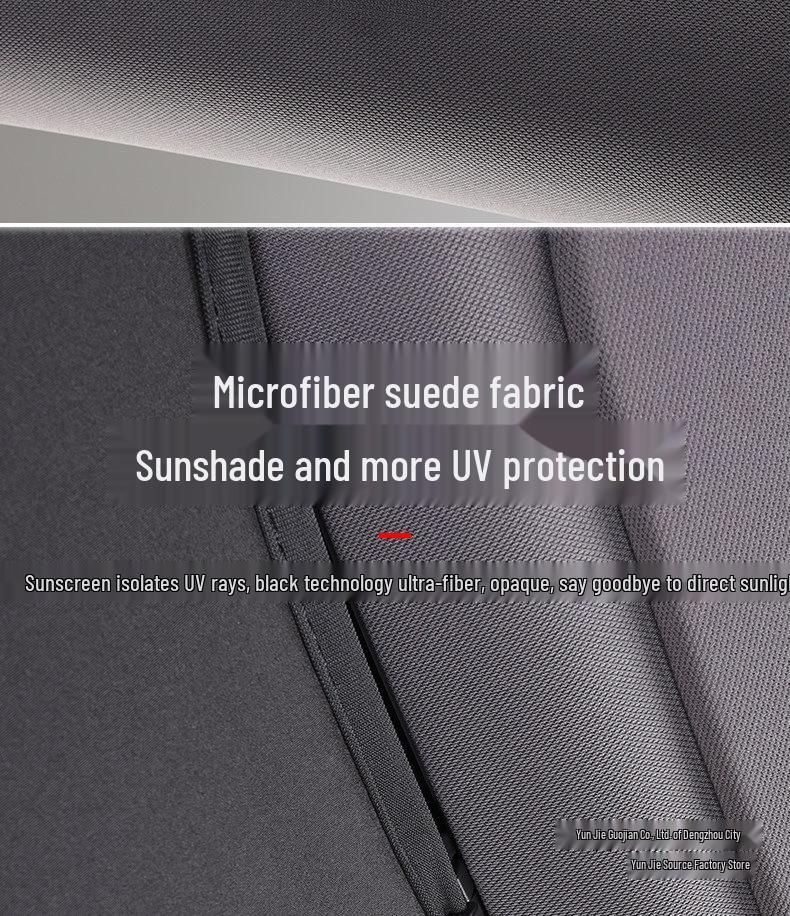 Cloud Realm Avatar 06 Suede Plush Roof Sunshade - Effective Static Cling Sun Protection