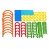 1 Set Wooden Stick Ring Puzzle Toy Kids Colorful Blocks Puzzle Matching Game Focus Training Toddlers Boys Girls Educational Puzzle Toy