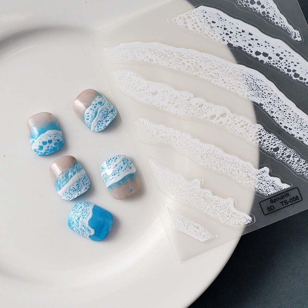 Dolphin Ocean Nail Stickers Sea Jellyfish Ocean Nail Decorations  Summer Beach