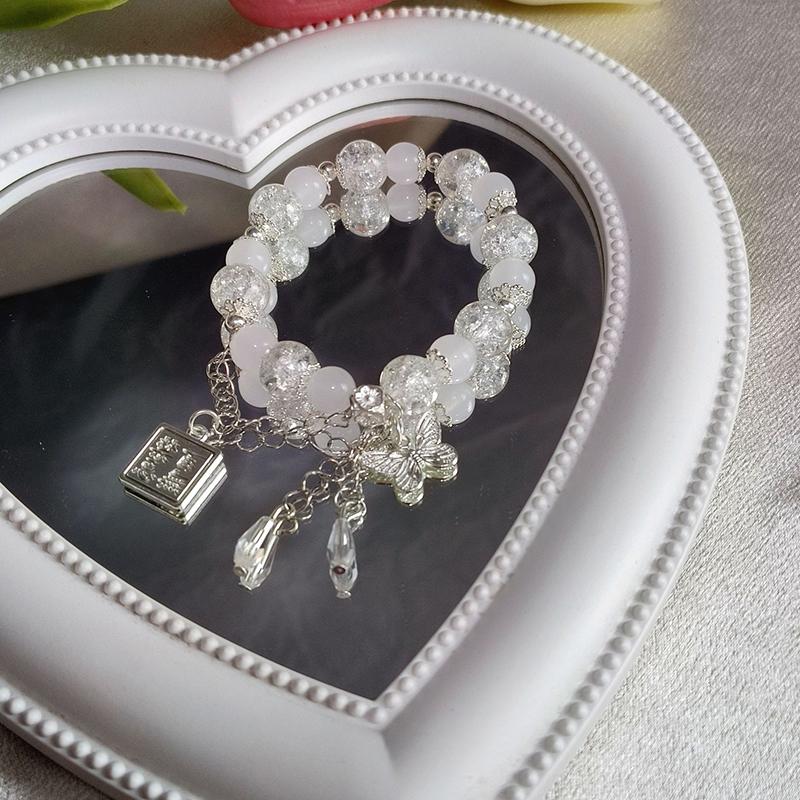 Personalisierter Kreativer Hochfarbiger Perlenarmband Chinesischer Stil Schmetterling Perlenarmband Schmuckzubehör Geschenke