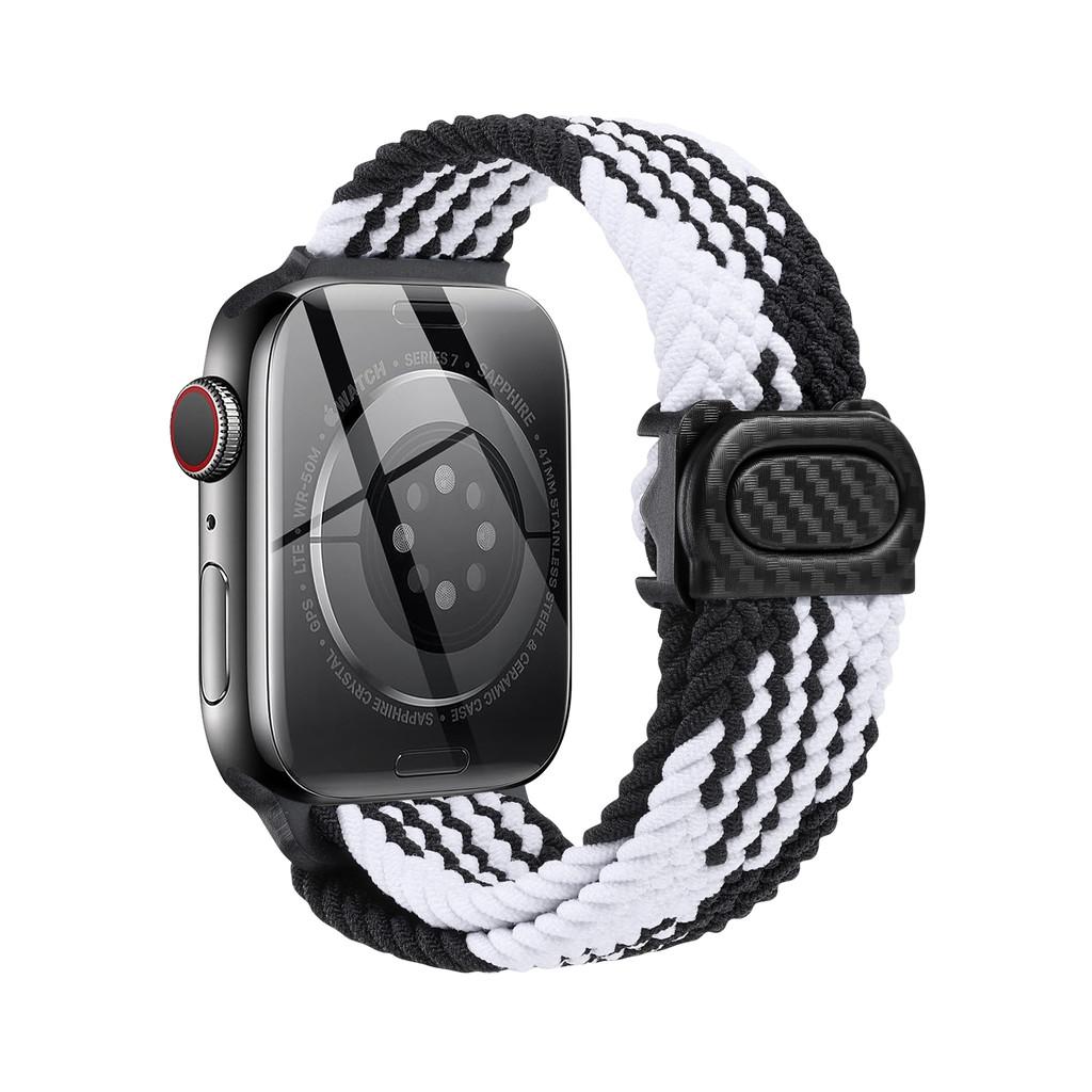 Strap For Apple watch band 44mm 42mm 40mm 45mm 46mm 41mm 49mm Braided Solo Correa Bracelet iWatch 11 10 9 8  7 6 5 4 se Ultra3