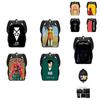 Squid Game Backpack Cartoon Schoolbag For Kids With Adjustable Shoulder Straps