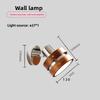 Nordic Wall Lamp With Wooden Shade For Bedroom Decor And Smart Tmall Genie Integration