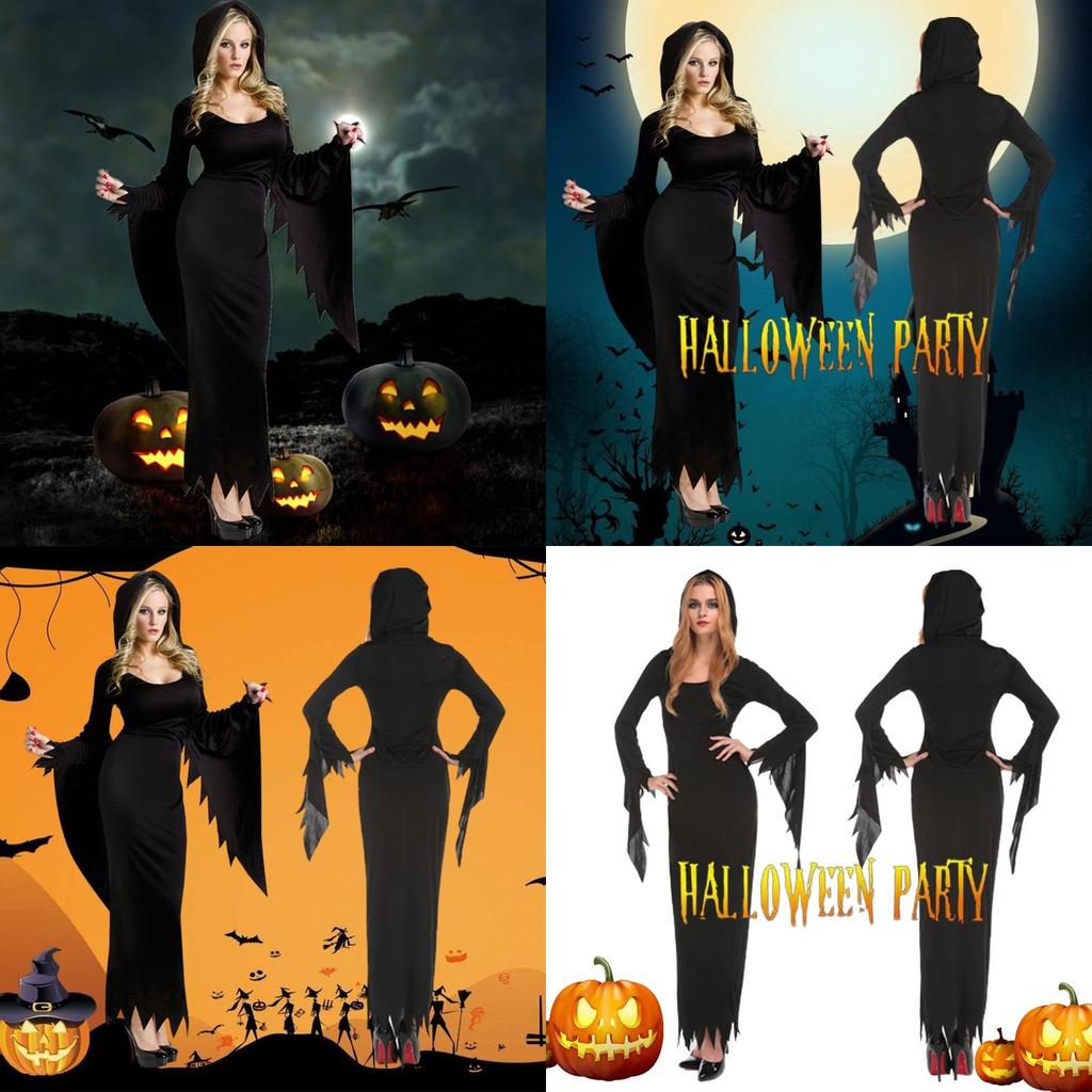 Ladies Vampire Witch Cosplay Costume For Halloween And Role Play