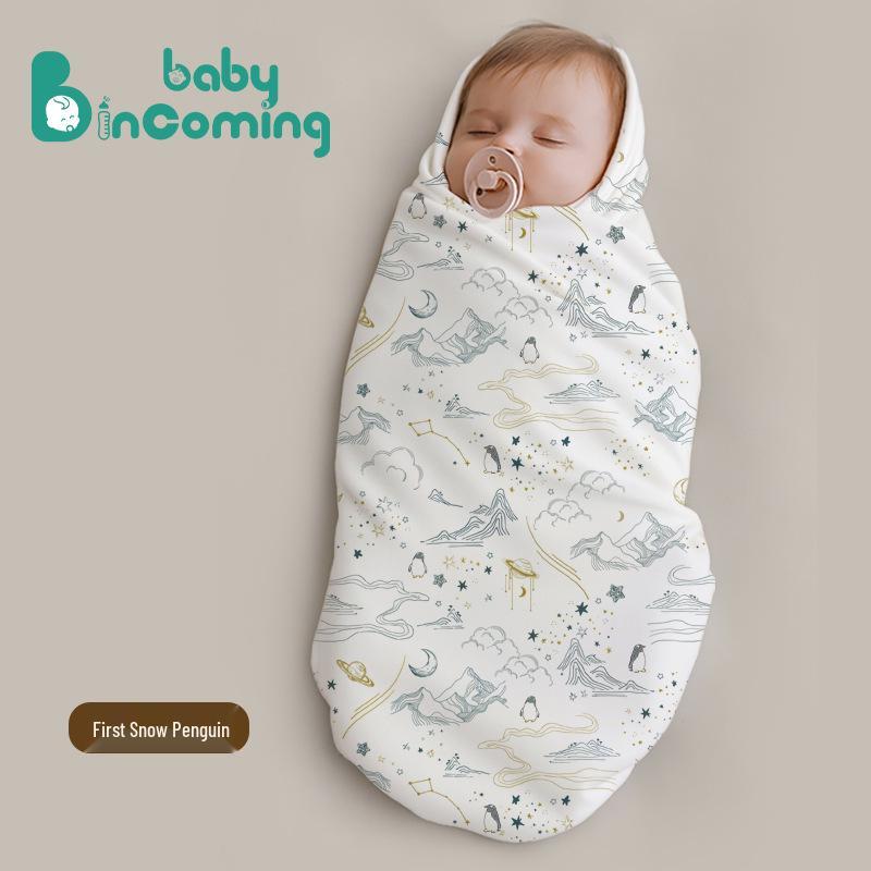 Pure Cotton Four Seasons Baby Swaddle Blanket - Anti-Startle, Newborn Essential