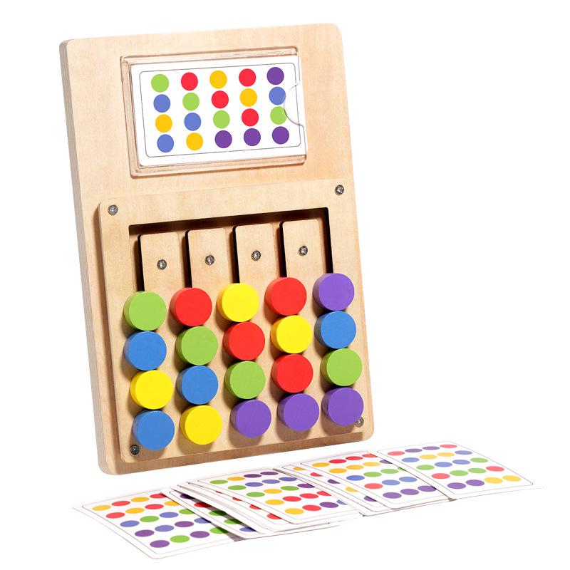 Cross-Border Educational Memory Game: Five-Color Movement Cards for Early Childhood Thinking Development