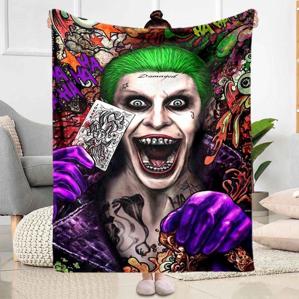 The Joker's Chaos Blanket Suitable for sofas,travel, living rooms also a good gift for friends and family Suitable for all seasons.