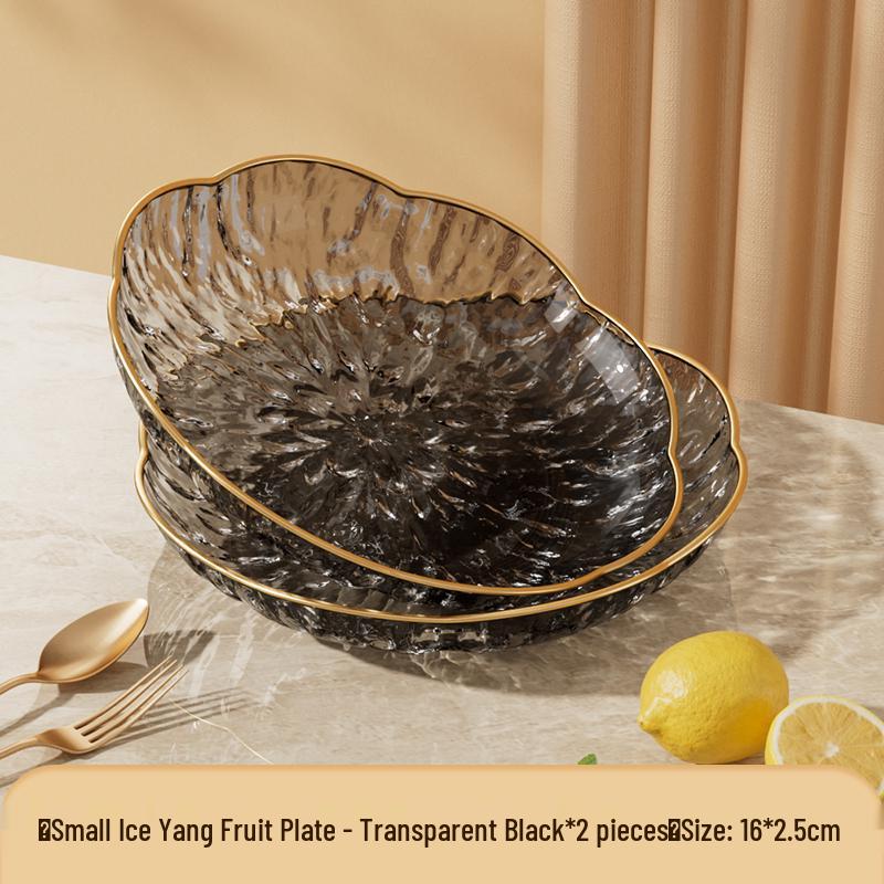 Modern Luxury Fruit and Snack Display Plate for Living Room