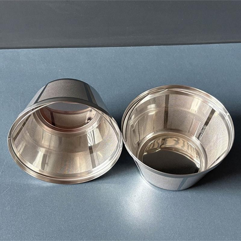 652F Generic Coffee Filter Basket Nonrust Steel Fine Meshes Screen Durable Construction Suitable with Most Brewer