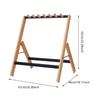 Multiple Guitar Stand Non Scratch Padding Portable Folding Removable Retainers Guitar Holder Wood for Case Bass Guitar Bag Home