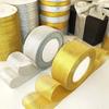 22meters/roll 6/10/15/20/25/40/50mm Gold Silver Glitter Ribbon Wedding Cake Gift Decoration Craft Supplies Organza DIY Ribbon