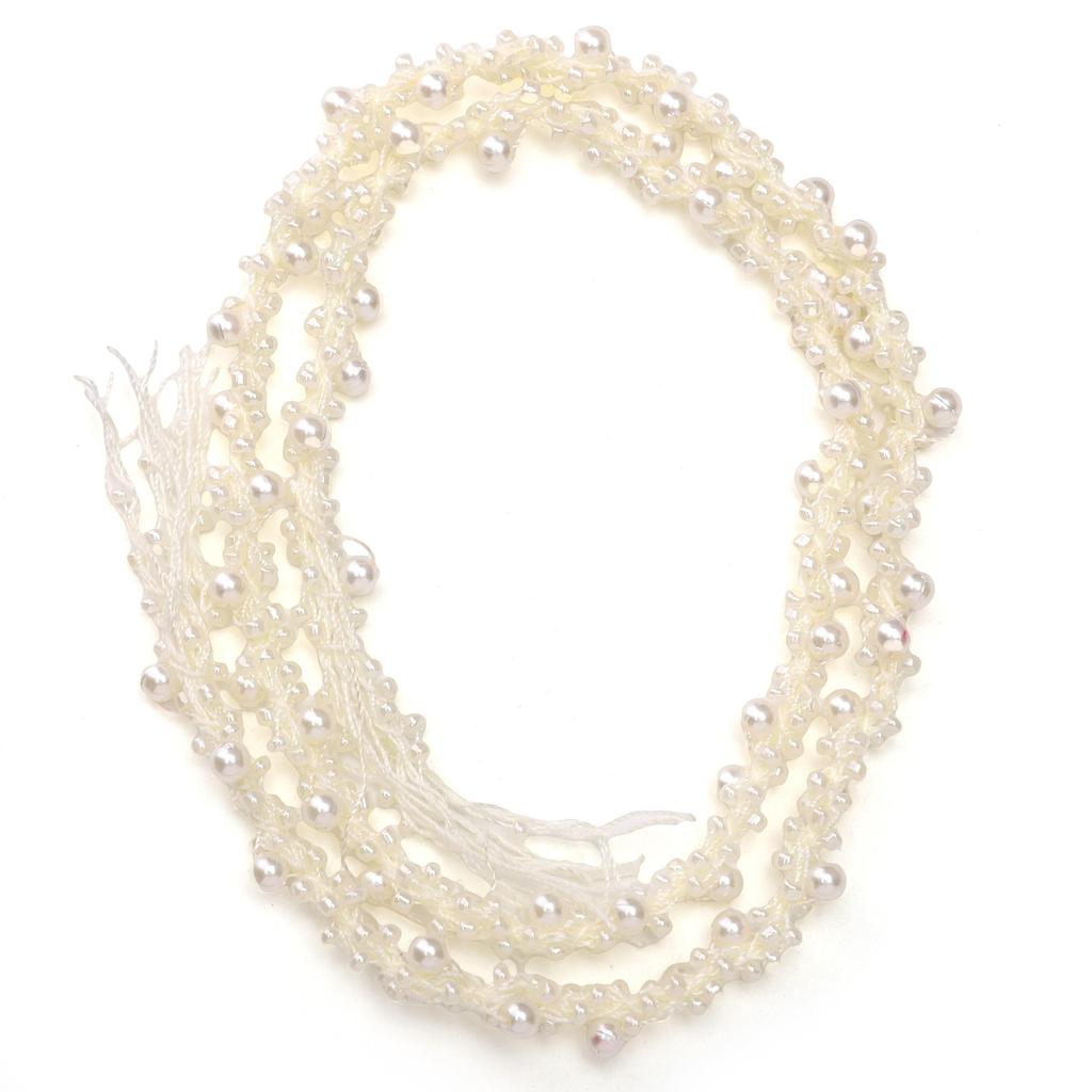 Rice Bead String Polyester Woven Tape For DIY Dresses Sewing Supplies