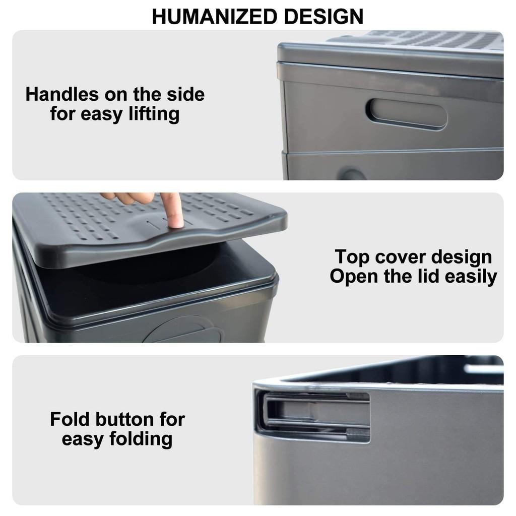 Přenosný skládací venkovní kemping Design potahu potahu sedátka Toaleta Opakovaně použitelná toaleta pro cesty autem na piknik