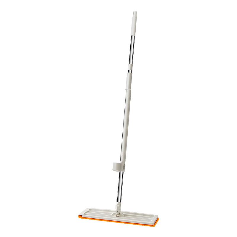One-Swipe Absorbent Floor Mop & Cloth - Wet/Dry Use, Flat Mop for Easy Cleaning