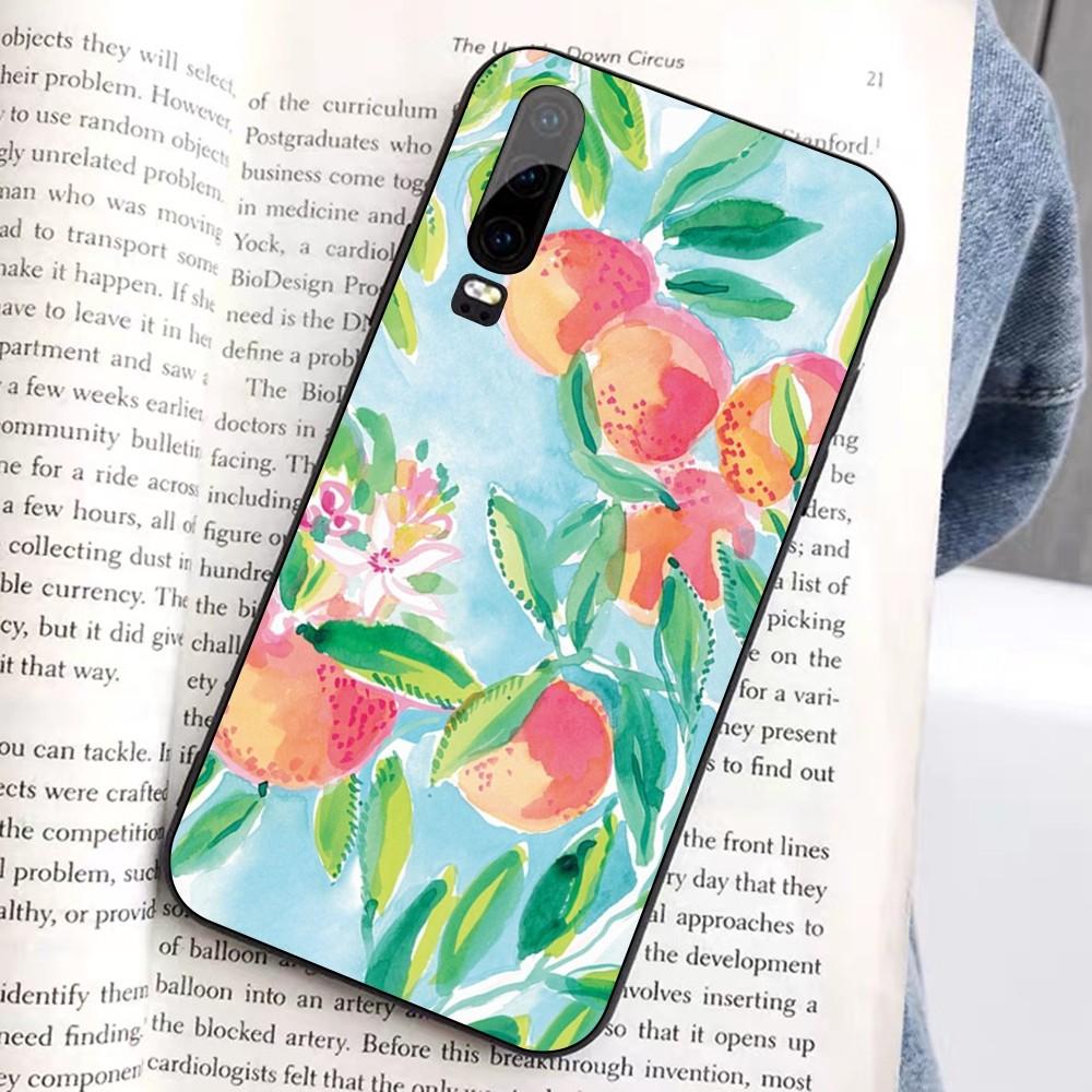 Colorful plant illustration Phone Case For Huawei Honor 10 lite 9 20 7A 9X 30 50 60 70 pro plus Soft Silicone Cover