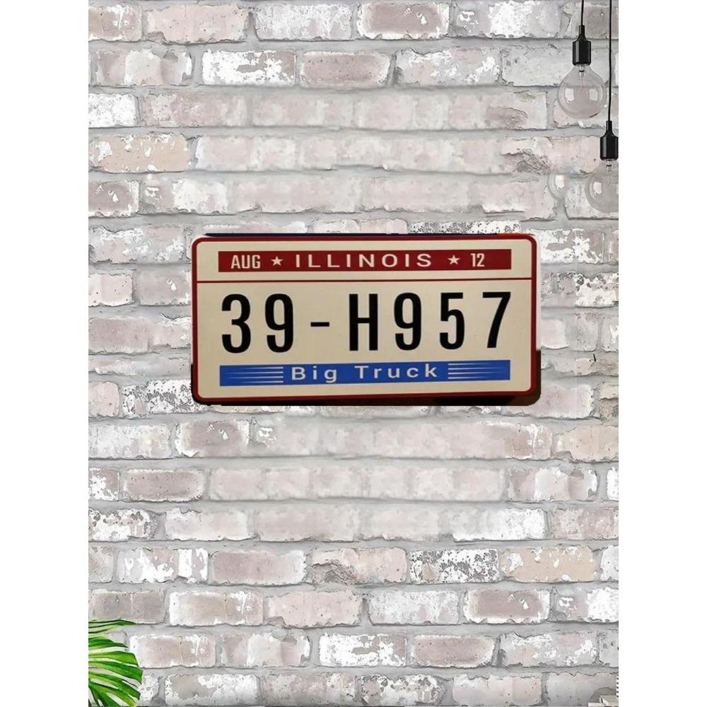 NÁS. registrační značka, USA. SPZ, kovová, 15x30 cm.