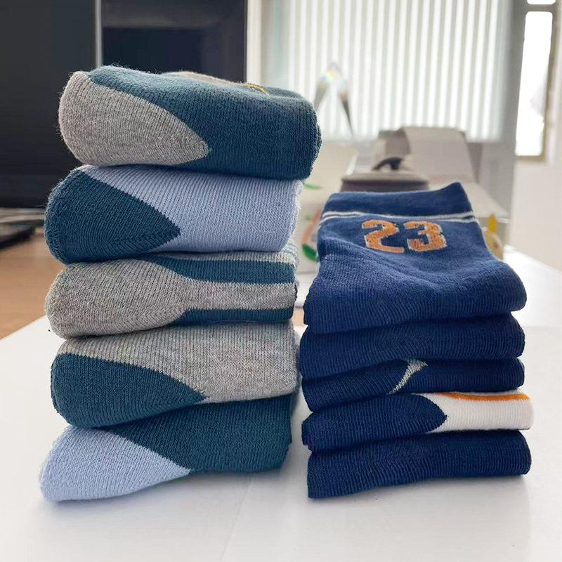 Zhuji Boys' Plus Velvet Warm Terry Socks - Autumn/Winter