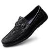 Fashion Men Genuine Leather Shoes High Quality Driving Footwear Casual Flats for Party Wedding Moccasins Leisure Walk Man Business Shoes