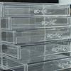 Elegant Acrylic Makeup and Jewelry Drawer Organizers Beauty Container with Multi Layer Design for Home and Vanity Use