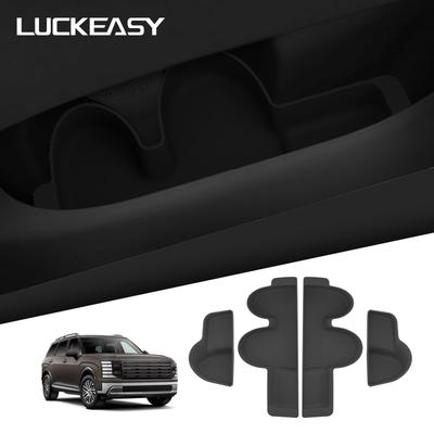 For Hyundai Palisade 2026 Car Door Side Storage Box Car Accessories TPE Front Rear Gate Slot Anti Dirty Storage Organizer Tray