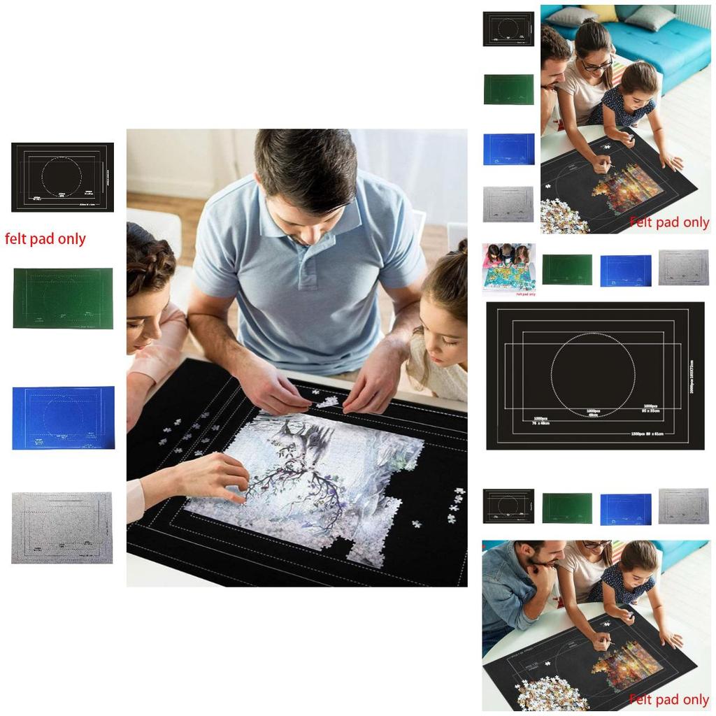Stylowa I Prosta Mata Do Przechowywania Puzzli z Filcu Mata Do Gry DIY Dla Dzieci Materiał Plastikowy