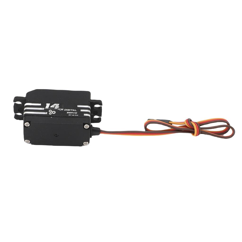 Digital Servo Motor 180 degrees  Rotation 14KG High Speed Torsion Servo Motor for RC Car Truck Crawler Boat Robot