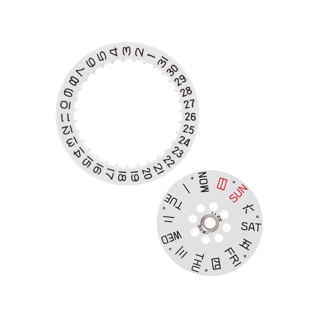 8200 Watch Movement Week Calendar Dial Set Spare Parts Watch Repairing Accessory