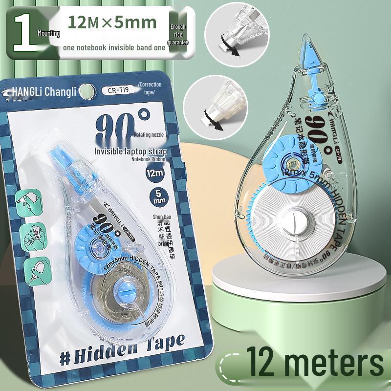 

Changli T19 90° Rotating White-out Correction Tape for Students - Value Pack 12 meters