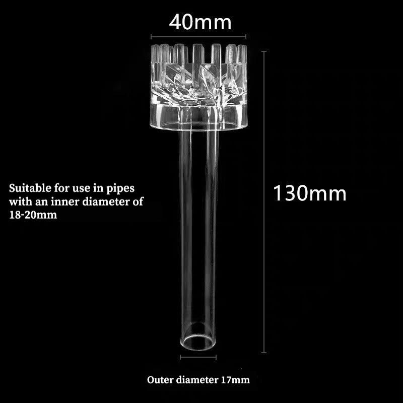 Acrylic Oil Skimmer Aquarium Filter Degreasing Film Float Inlet Outlet Pipe Remove Oil Slick Basket For Shrimp Fish Tank Filter