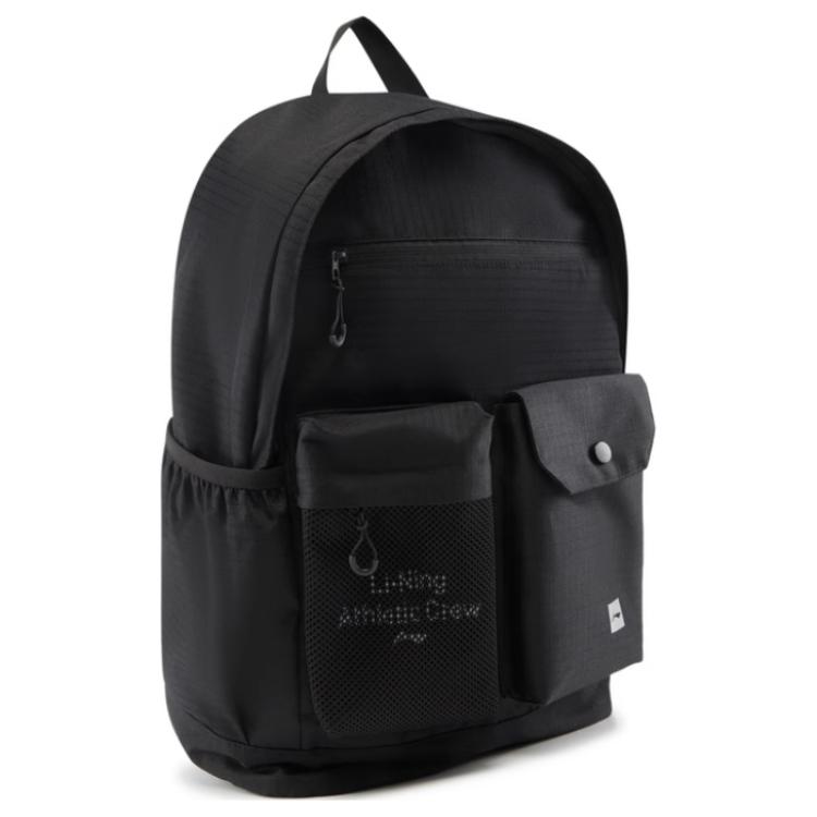 New LiNing Fitness Series Polyester Backpack Unisex Black ABSV157-2