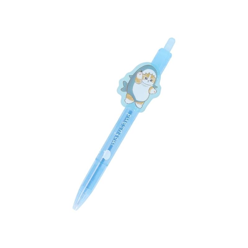 

sunstar stationery mofusand ballpoint pen oil based ink Shark nyan S4656539