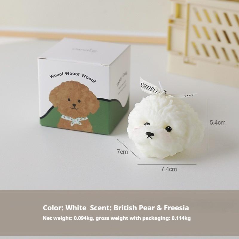 

Ароматическая свеча «Мишка», милый креативный подарок на день рождения, аромат для атмосферы, моделирование животного White