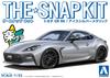 Aoshima Bunka Kyozaisha The Snap Kit Series Toyota GR86 Eissilber Metallic Farbcodiertes Kunststoffmodell 1/32 21-D