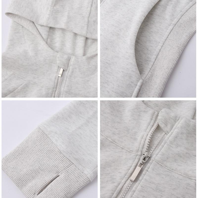 Jacket Women's Autumn and Winter Thin Shoulder Short Hooded Inner Waist Top