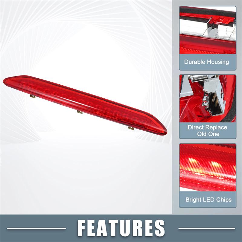 Car Third Brake Lamp High-Mount Stop Light For Vw Polo 9N 2002 2003 2004 2005 2006 2007 2008 2009 2010 6Q6945097 High Brakelight