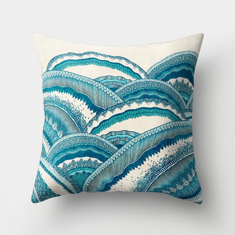 Corrugated Pillowcase Sofa Pillowcase Creative Home Car Cushion Office Pillowcase