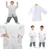Camice da Laboratorio Bianco per Bambini Traspirante e Confortevole Perfetto per la Scuola o il Gioco