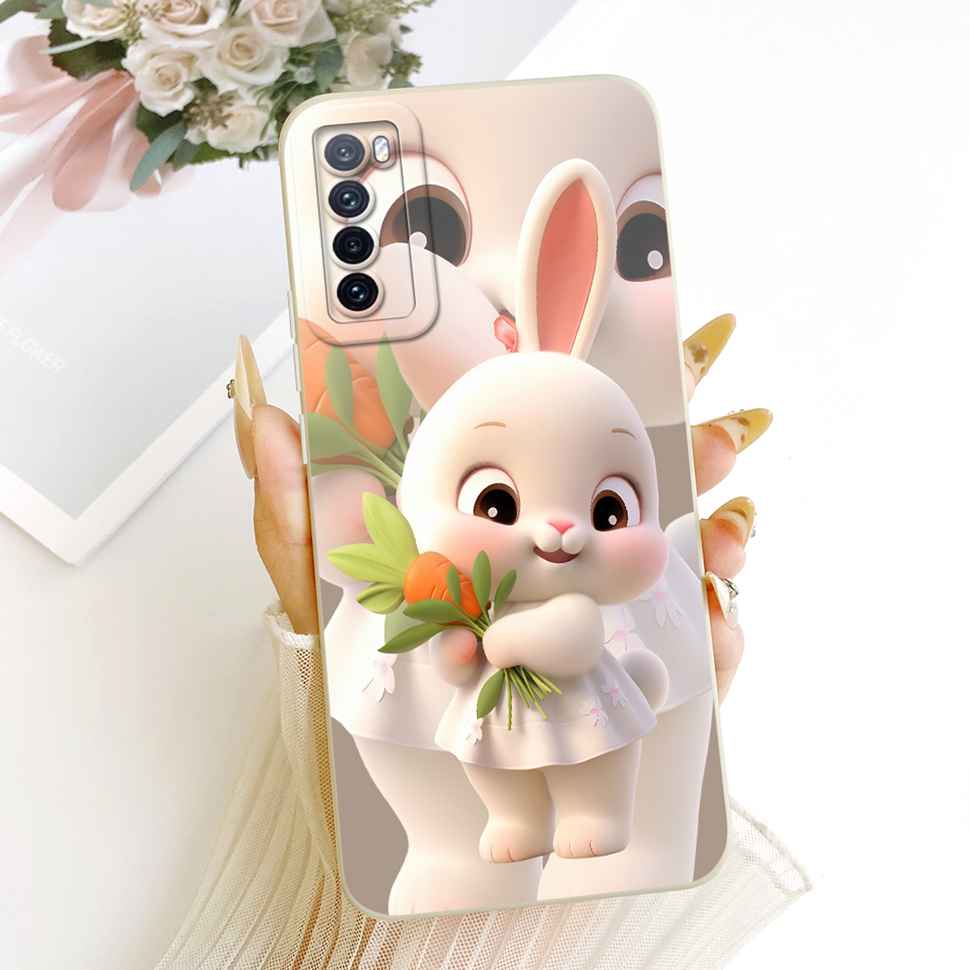 For Huawei nova 7 5G JEF-TN00 JEF-AN00 Case Silicone Back Cover For Huawei Nova7 JEF-NX9 JEF-AN20 Simple Style Phone Cases