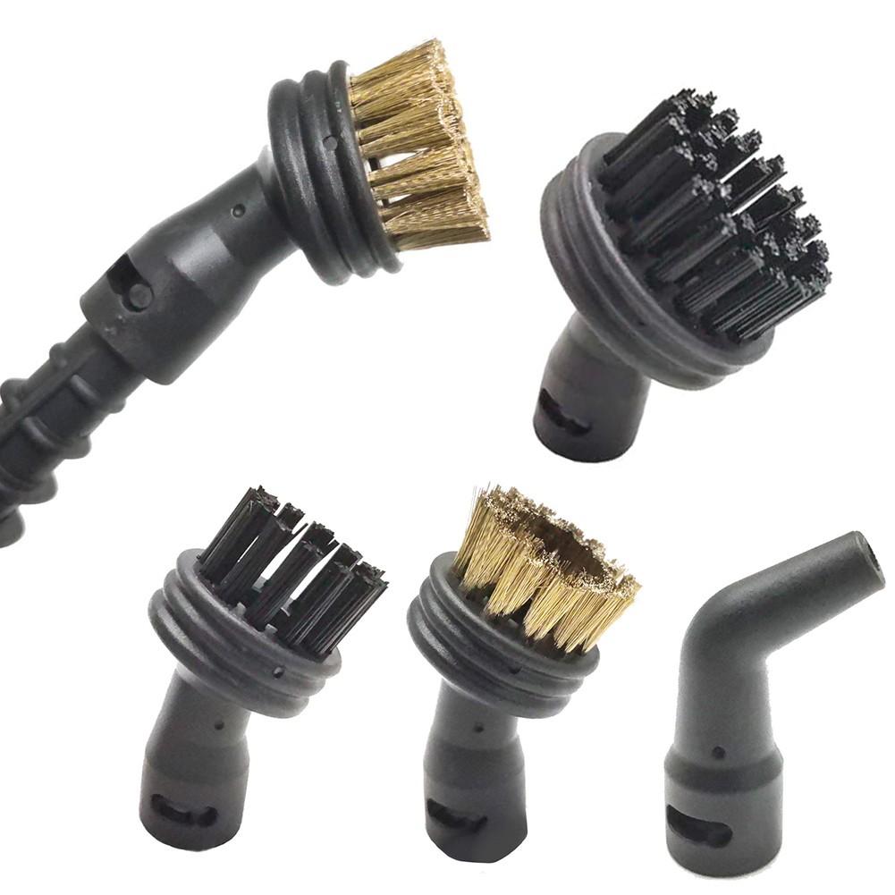 Copper Wire Round Brush Cleaning Brush Set Nozzles Kit Manual Cleaning