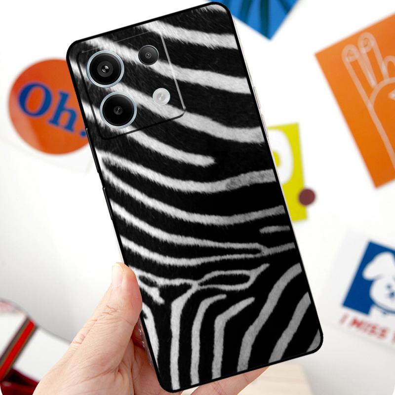 Zebra Skin Print Funda For Xiaomi Redmi Note 14 13 10 11 12 Pro 11S 12S Case For Redmi 15 14C 10C 12C 13C 15C